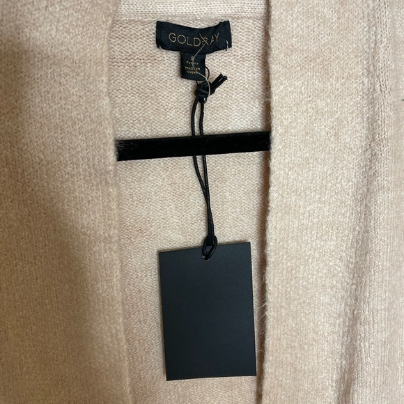 [Goldray] Chunky Knit DusterColor Block Cardigan NWT - Picture 4 of 9